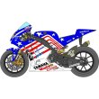 Photo1: 1/12 Yamaha YZR-M1 '08 USA GP C.Edwards Decal (1)