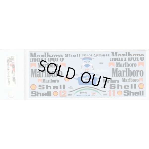 Photo3: 1/20 McLaren MP4/4 Additional Logo decal (3)