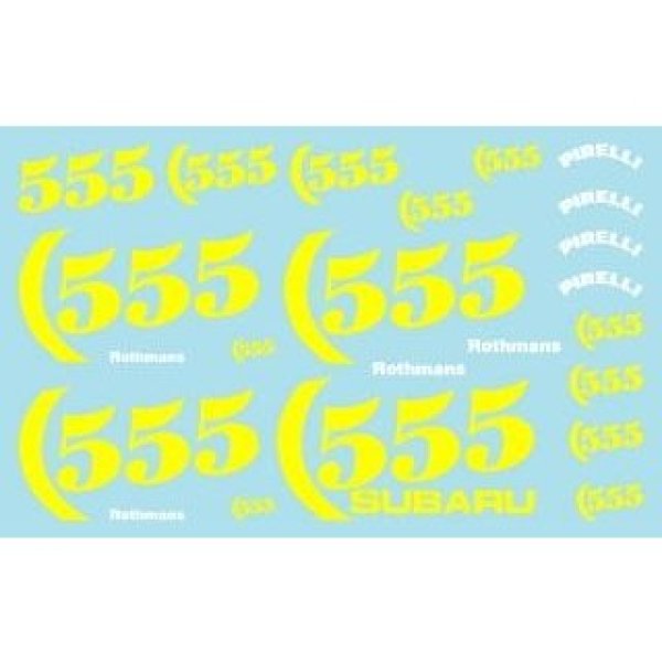 Photo3: 1/64 Subaru Legacy RS'93  Tobacco Decal (3)