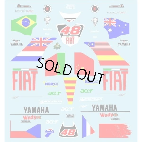 Photo2: 1/12 Yamaha YZR-M1 '08 Valencia GP Decal (2)