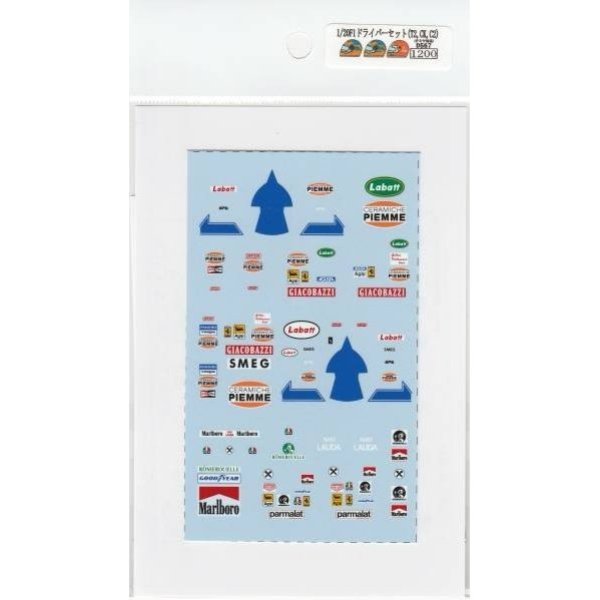 Photo3: 1 / 20F1 Driver (T2, CK, C2) Decal (3)