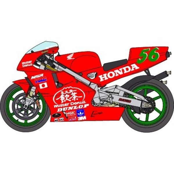 Photo1: 1/12 Honda NSR500 '94 Abe Decal (1)