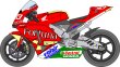 Photo1: 1/12 Honda RC211V '06 Fortuna Honda Decal (1)