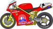 Photo1: 1/12 Ducati 916'95 Carl Fogarty Decal (1)