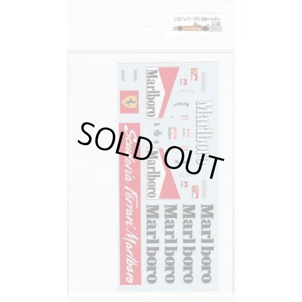 Photo3: 1/18 Ferrari F1-2000 tobacco Decal (3)