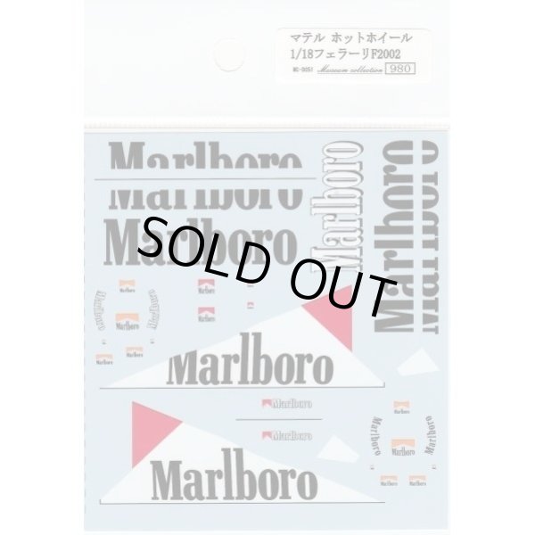 Photo3: 1/18 Ferrari F2002 tobacco Decal (3)