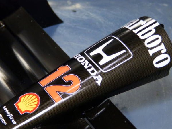 Photo1: 1/8 McLaren MP4/4 Logo Decal for Carbon (1)