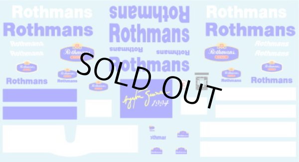 Photo5: 1/43 Williams FW16 Brazil&Pacific Decal (5)