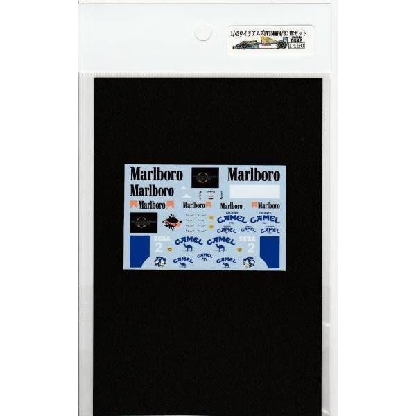 Photo5: 1/43 Williams FW15C&MP4/2C WC Tobacco Decal (5)