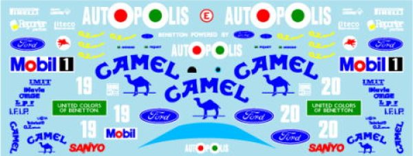 Photo2: 1/24 Benetton B190 '91 decal (2)