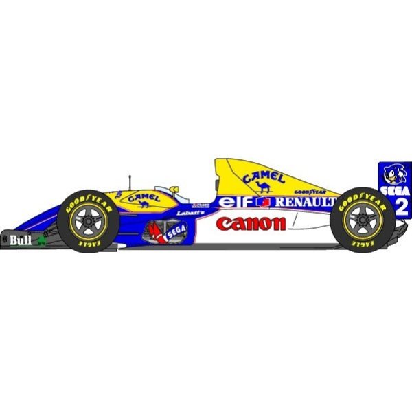 Photo1: 1/24 Williams FW15C decal (1)