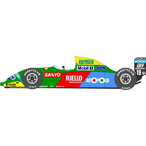 Photo1: 1/24 Benetton B190 decal (1)