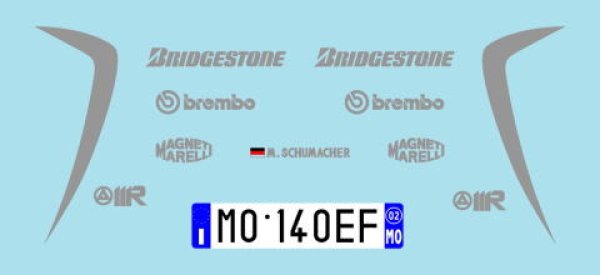 Photo3: 1/12 Ferrari Enzo Schumacher Decal (3)