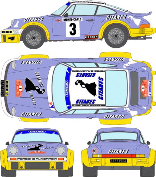 Photo1: 1/24 Porsche 935 '78 Monte Carlo decal (1)