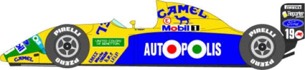 Photo1: 1/24 Benetton B190 '91 decal (1)