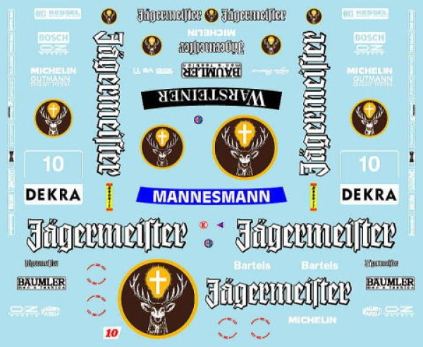 Photo2: 1/24 AlfaRomeo 155V6Ti  '96 Jägermeister decal (2)