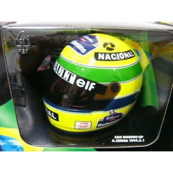 Photo1: 1/2 helmet A.Senna '94 Tobacco Decal (1)