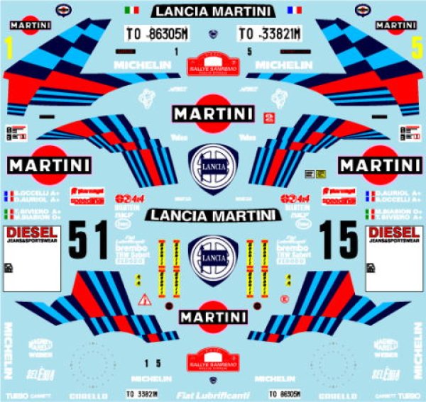 Photo2: 1/24 Lancia delta 16V '89 San Remo decal (2)