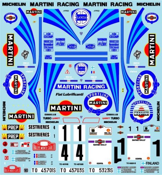 Photo2: 1/24 Lancia delta '92 Monte&Safari decal (2)