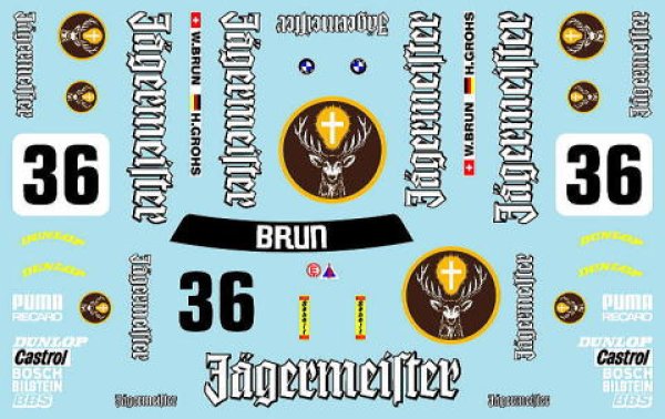 Photo2: 1/24 BMW635 Jägermeister Decal (2)