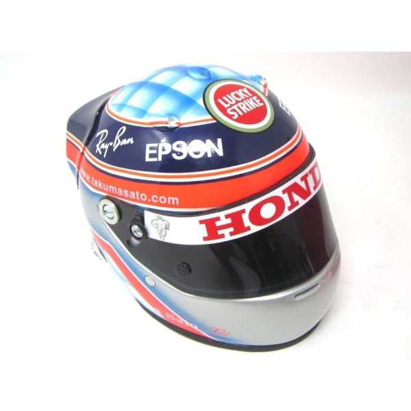 Photo2: 1/2 Helmet '04 Takuma Sato Lucky Tobacco Decal (2)