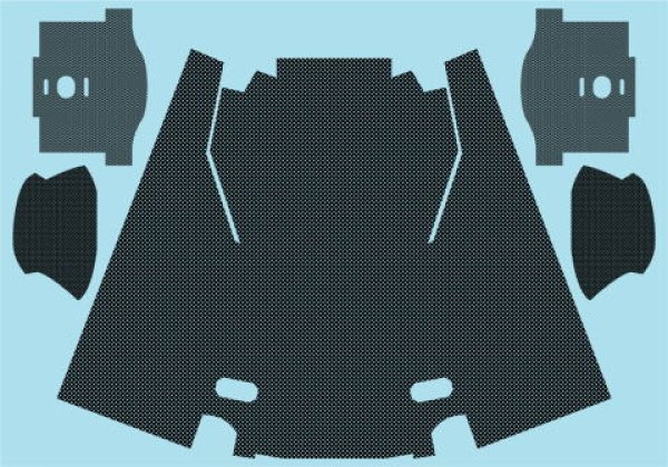 Photo3: 1/8 McLaren MP4/4 Decal for duct set decal (3)