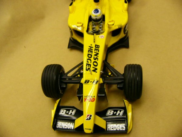 Photo2: 1/18 Jordan EJ-13 Fisichella's first victory Additional logo decal (2)