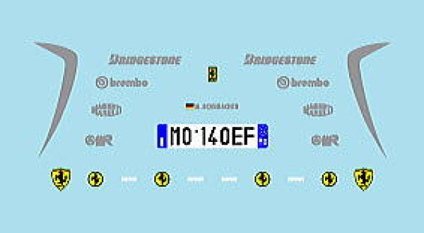 Photo3: 1/43 Ferrari Enzonur Schumacher decal (3)