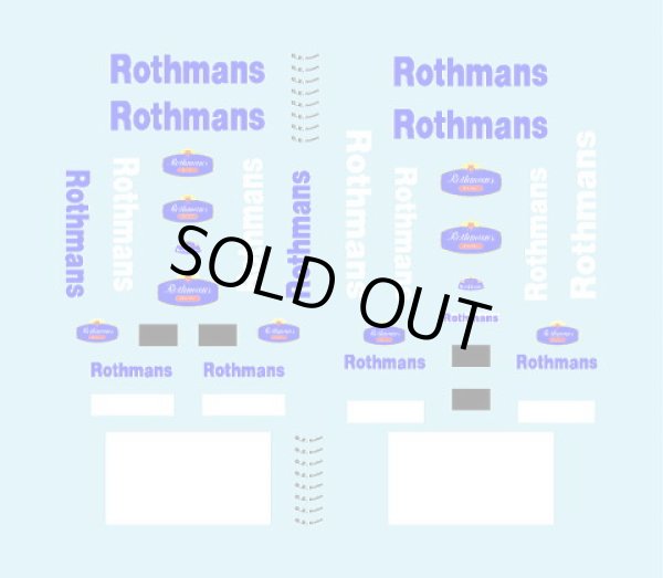Photo5: 1/43 Williams FW 18 & FW 19 Rothmans Decal (5)