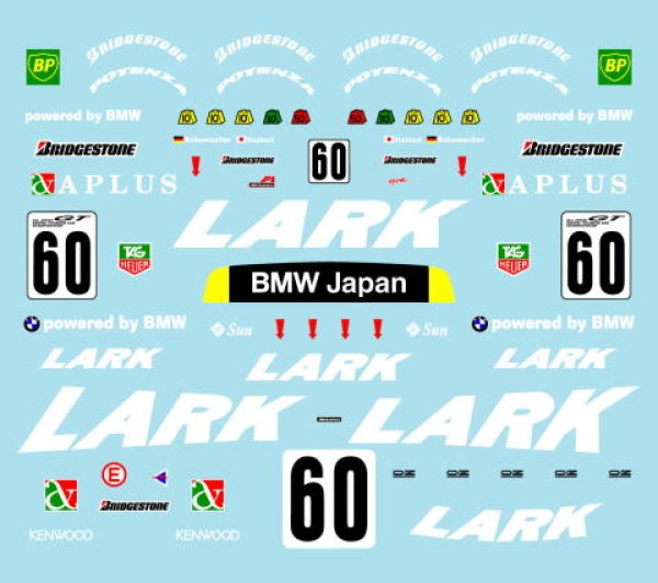 Photo1: 1/18 McLaren F1 GTR Lark GT Championship Decal (1)