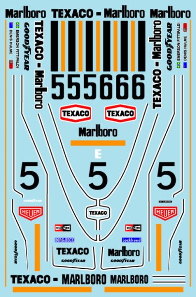 Photo1: 1/12 McLaren M23 Decal (1)