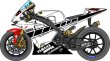 Photo2: 1/12 Yamaha YZR-M1'05 Rossi 50th set Decal (2)