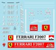 Photo3: 1/43 Ferrari F2007 decal[bar] (3)