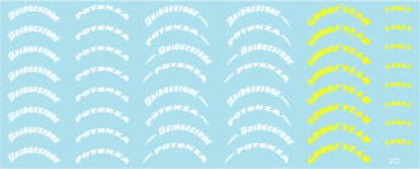Photo2: 1 / 20F1 for Goodyear and Bridgestone logo Decal (2)