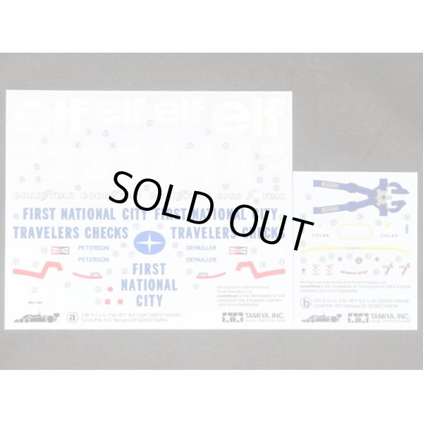 Photo2: Tamiya AP 1/20 Tyrell P34 Monaco GP (a) (b) Set Decal (2)