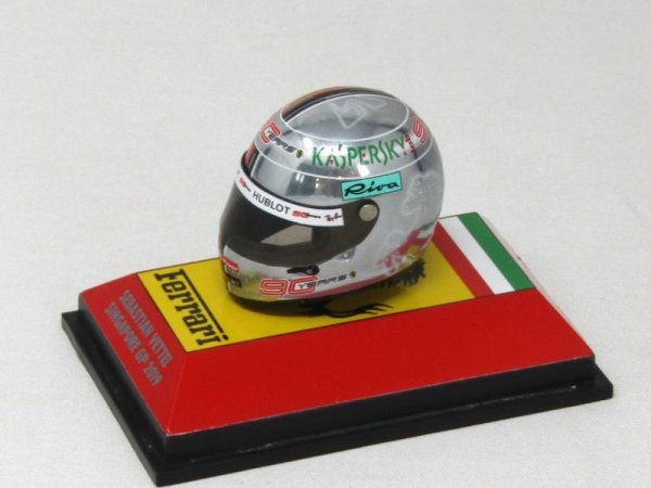 Photo1: 1/8 Helmet '19 Vettel Singapore GP Decal (1)