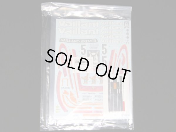 Photo2: TamiyaAP 1/12SCALE Porsche934Vaillant decal Tire decal seat belt (2)