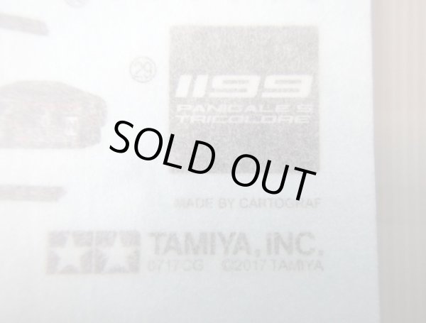 Photo3: Tamiya AP 1/12 Ducati 1199 Banigale S Tricolor Decal (3)