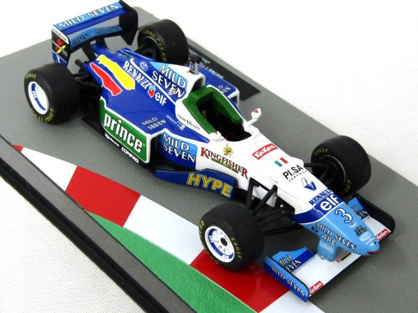 Photo9:  1/43 bi-weekly F1 machine collection 6(Lotus 100T Nakajima car, Tyrrell 018, Ligier JS43, Benetton B196) Decal (9)