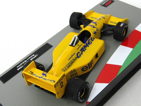 Photo3:  1/43 bi-weekly F1 machine collection 6(Lotus 100T Nakajima car, Tyrrell 018, Ligier JS43, Benetton B196) Decal (3)