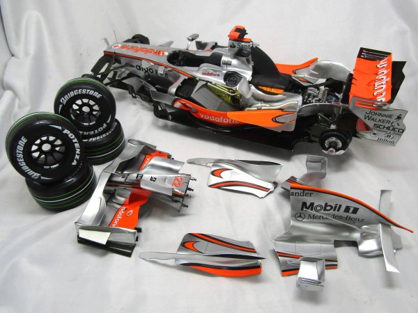 Photo1: 1/8 McLaren MP4/23 Cowl Logo Set Decal (1)