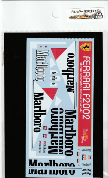 Photo10: 1/18 Ferrari F2002 Marlboro Decal (10)