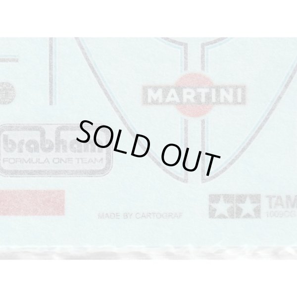 Photo3: Tamiya AP 1/12 Martini Brabham BT44B Decal (3)