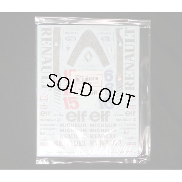 Photo2: Tamiya AP 1/12 Renault RE-20 turbo decal (2)