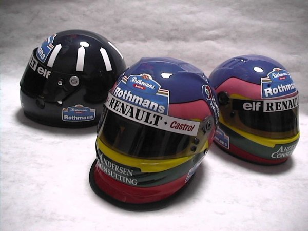 Photo1: 1/2 Helmet '97 Demon Hill '96'97 Jacques Villeneuve Decal (1)