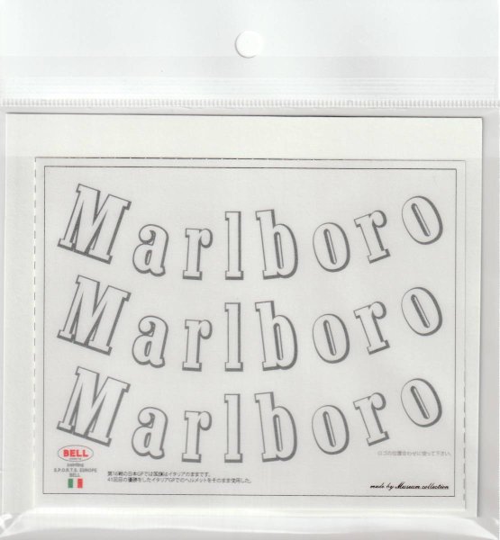 Photo10: 1/2 Helmet '00 Schumacher Marlboro Decal (10)
