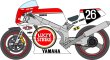 Photo1: 1/12 Yamaha YZF Team Roberts'87Suzuka 8 Hours decal (1)