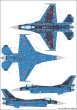 Photo1: 1/24 Air Self-Defense Force F2 Fighter Decal (1)