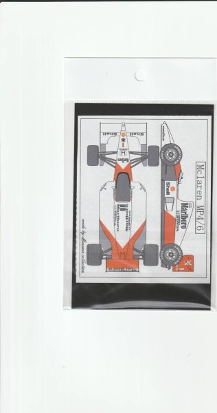 Photo4: 1/18 McLaren MP4/6 tobacco Decal (4)