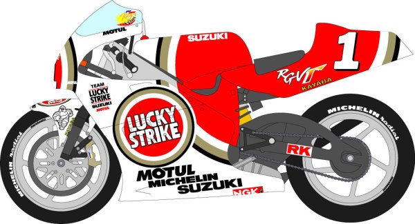 Photo10: 1/12 Suzuki '94 Gamma Decal (10)